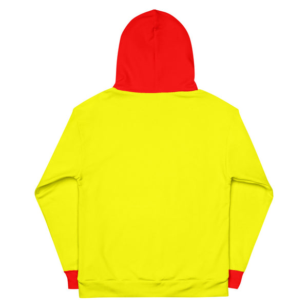 Hoodies4You "Just Me" Yellow w/Red Cuffs and Hood