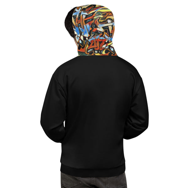 Hoodies4You "Just Me" "Trust Your Gut" Graffiti Hood