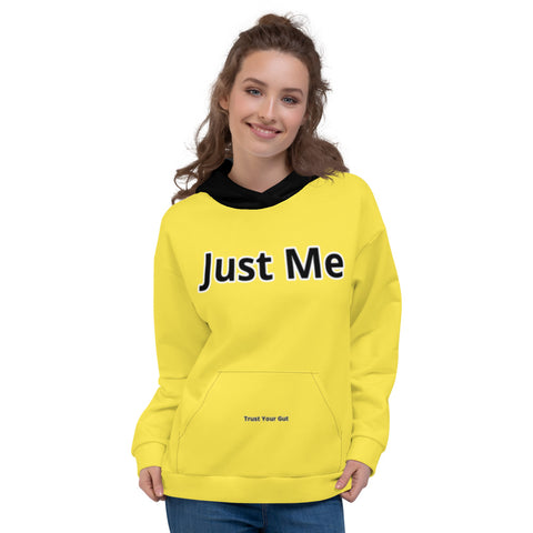 Hoodies4you "Just Me" Yellow w/Black Hood (Back Logo) #011
