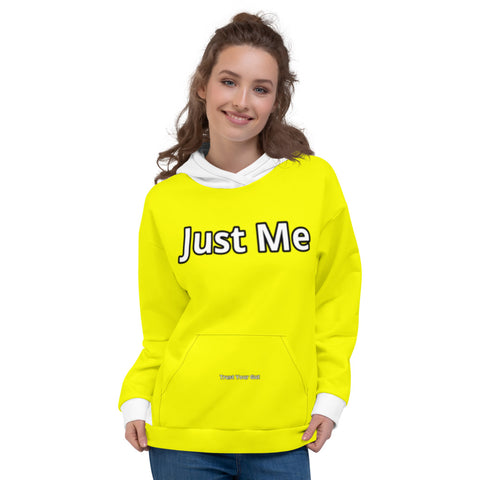 Hoodies4you "Just Me" Yellow w/White Cuffs and Hood