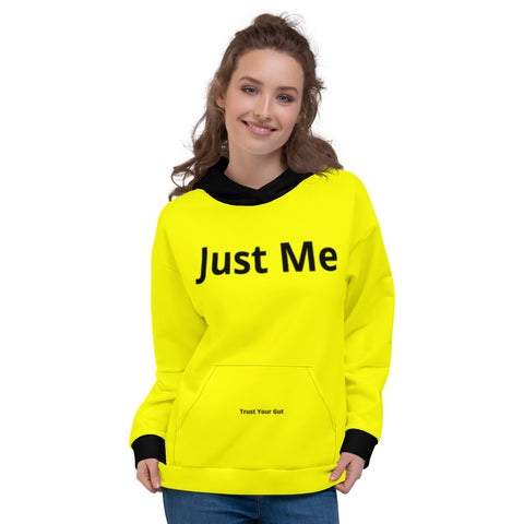 Hoodies4you "Just Me" Yellow w/Black Cuffs and Hood