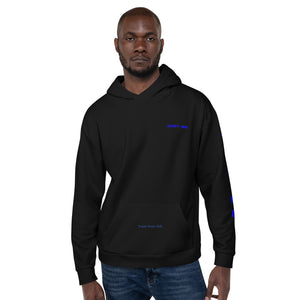 Hoodies4You "Just Me", "Trust Your Gut" Black w/Blue Letter