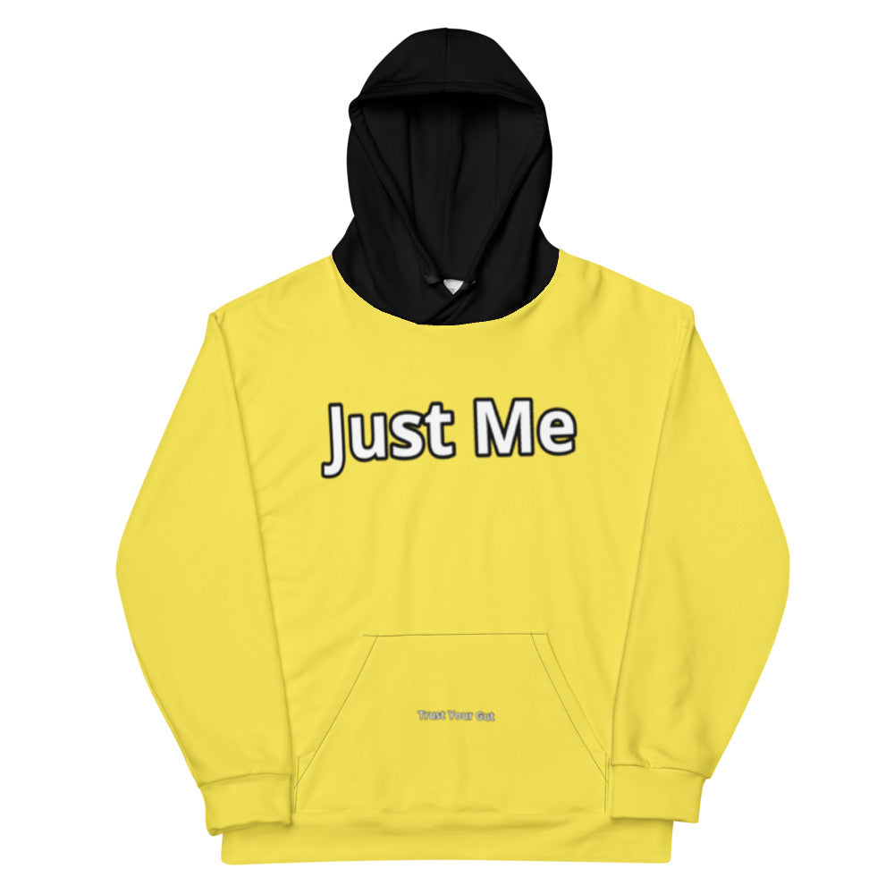 Hoodies4you "Just Me" "Trust Your Gut" Mello Yellow w/Black Hood