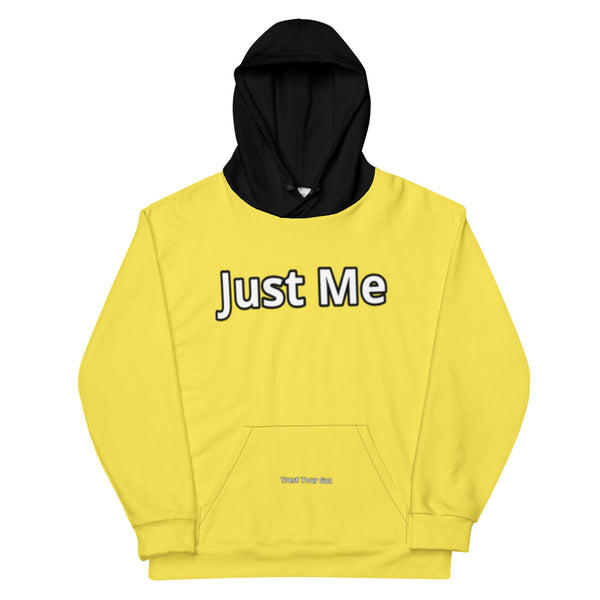 Hoodies4you "Just Me" "Trust Your Gut" Mello Yellow w/Black Hood