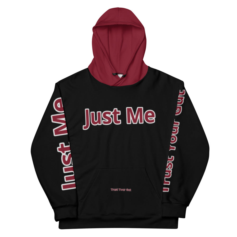 Hoodies4you "Just Me" "Trust Your Gut" All Burgundy