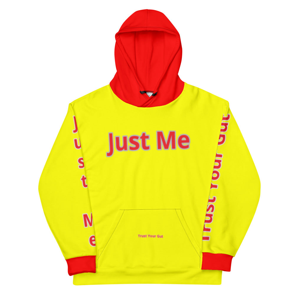 Hoodies4You "Just Me" Yellow w/Red Cuffs and Hood
