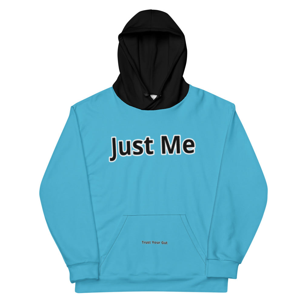 Hoodies4You "Just Me" Blue w/Black Hood (Back Just Me) #012