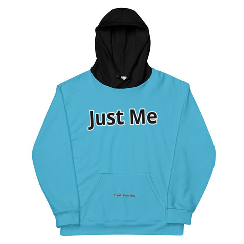 Hoodies4You "Just Me" Blue w/Black Hood (Back Just Me) #012