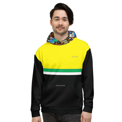Hoodies4You "Just Me" "Trust Your Gut" Graffiti Hood