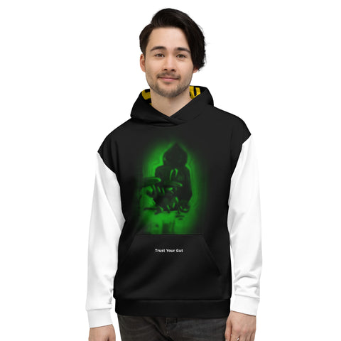 Hoodies4You "My Bike Is A Harley" Black & White w/Black Hood