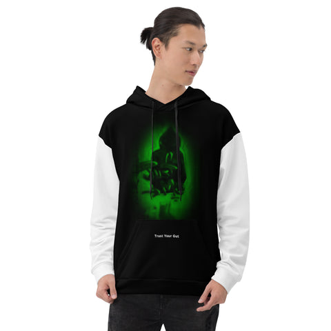 Hoodies4You "No Limits" Black & White w/Black Hood