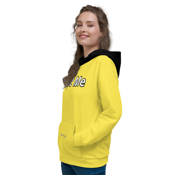 Hoodies4you "Just Me" Yellow w/Black Hood (Back Logo) #010