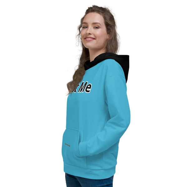 Hoodies4you "Just Me" Blue w/Black Hood (Back Just Me) #012