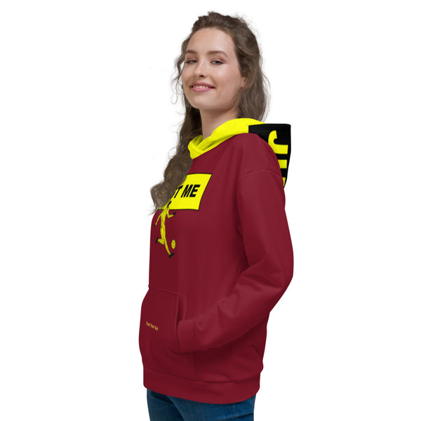 Hoodies4You "Just Me" Soccer Burgundy w/Black Hood