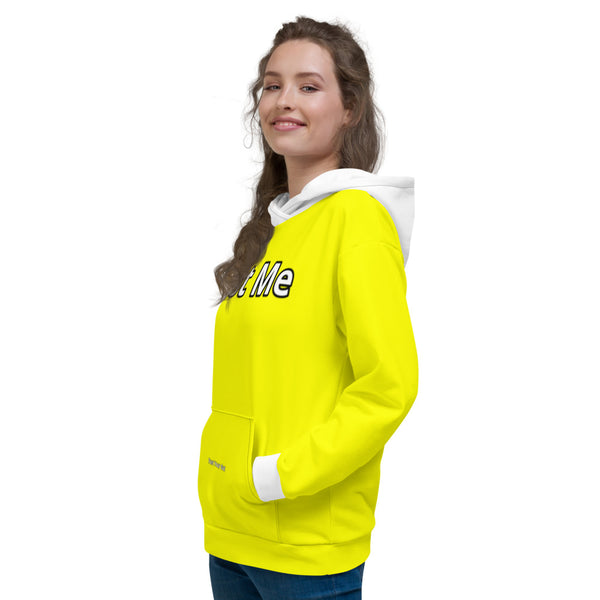 Hoodies4you "Just Me" Yellow w/White Cuffs and Hood