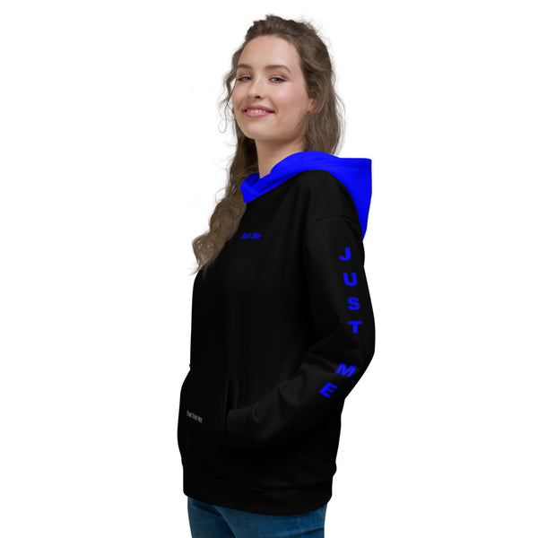 Hoodies4You "Just Me" "Trust Your Gut" Black w/Blue Hoodie (SP)