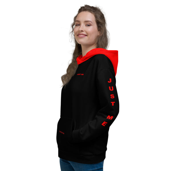 Hoodies4You "Just Me" "Trust Your Gut" Black w/Red Hood (SP)