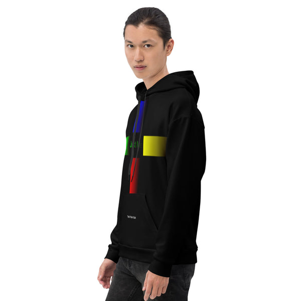 Hoodies4You "Just Me" 4way Colorful w/Black Hood