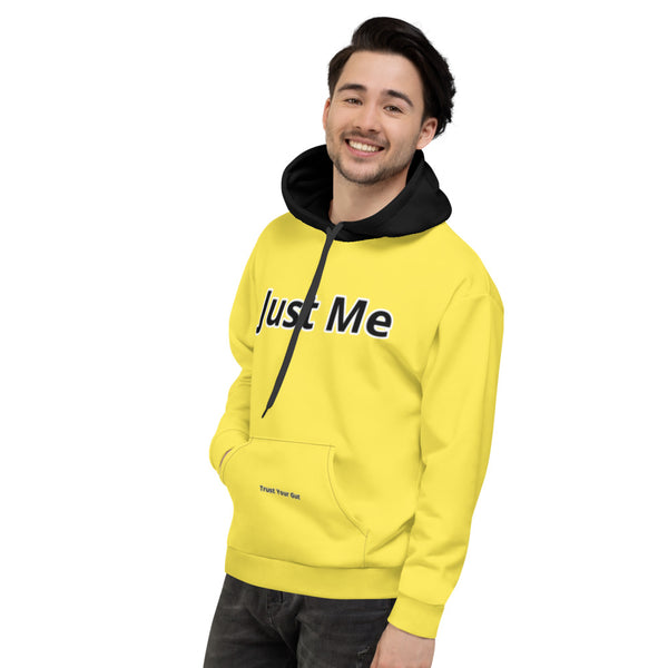 Hoodies4you "Just Me" Yellow w/Black Hood (Back Just Me)