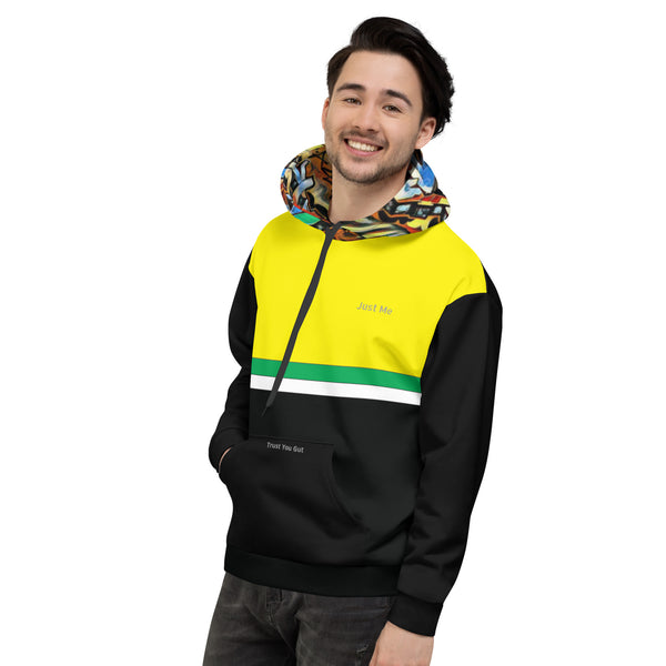 Hoodies4You "Just Me" "Trust Your Gut" Graffiti Hood
