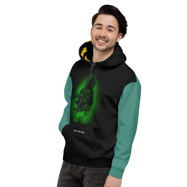 Hoodies4You "RELEASE YOU SOUL" Black & Green w/Black hood