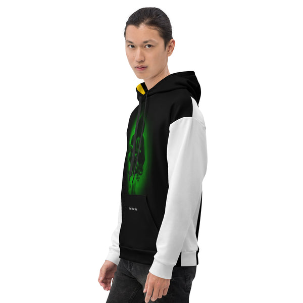 Hoodies4You "Not Your Slave" Black & White w/Black Hood