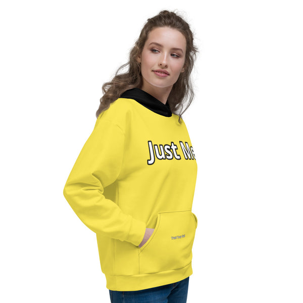 Hoodies4you "Just Me" Yellow w/Black Hood (Back Logo) #010