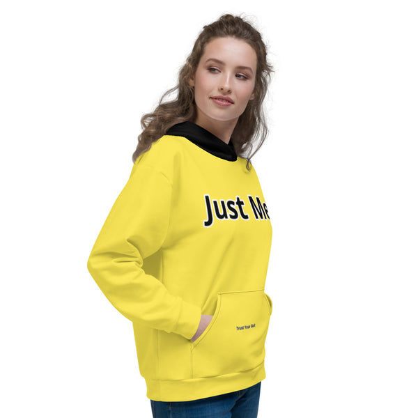 Hoodies4you "Just Me" Yellow w/Black Hood (Back Logo) #011