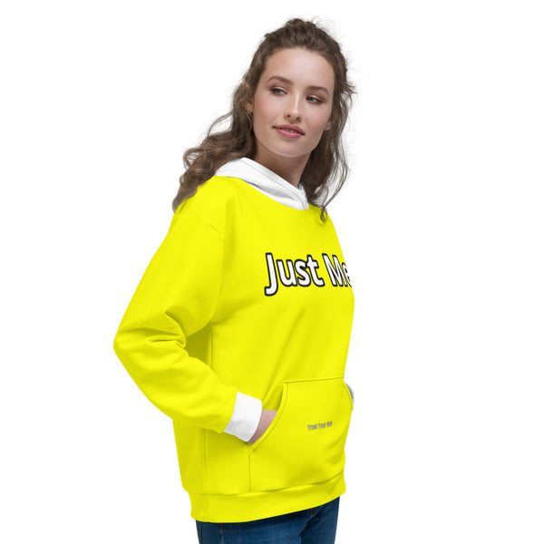 Hoodies4you "Just Me" Yellow w/White Cuffs and Hood