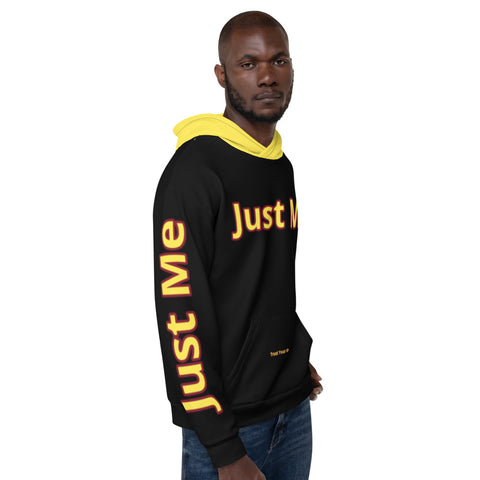 Hoodies4You "Just Me" Trust Your Gut" Black w/Yellow Hood