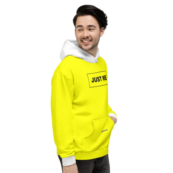 Hoodies4you "Just Me" Yellow w/White Cuffs and Hood
