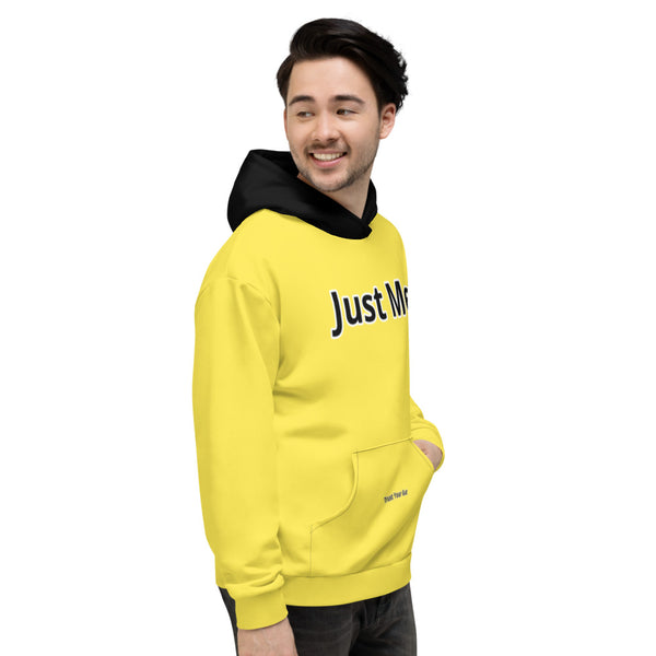 Hoodies4you "Just Me" Yellow w/Black Hood (Back Just Me)