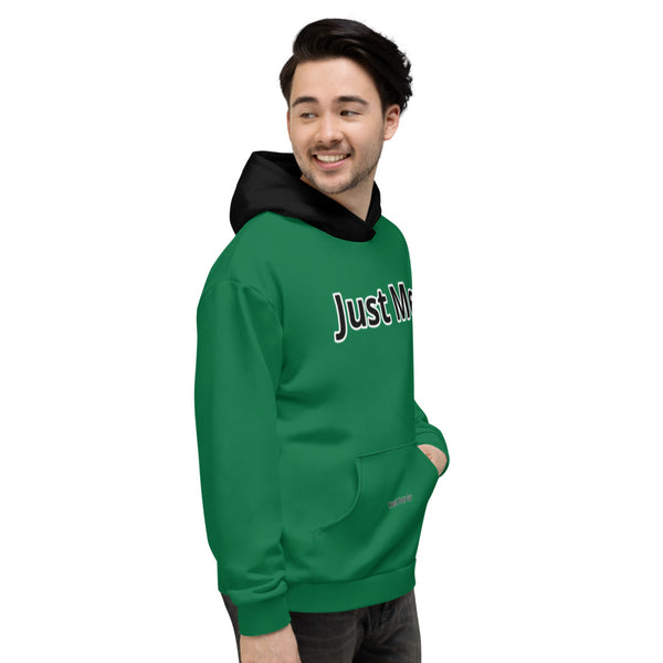 Hoodies4You "Just Me" Forest Green w/Black Hood (Back Just Me) #013