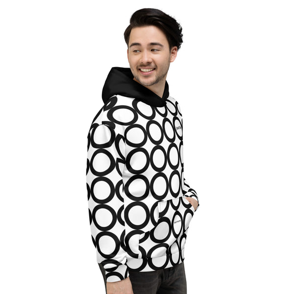 Hoodies4You "Just Me" Circle Patterns Black Hood