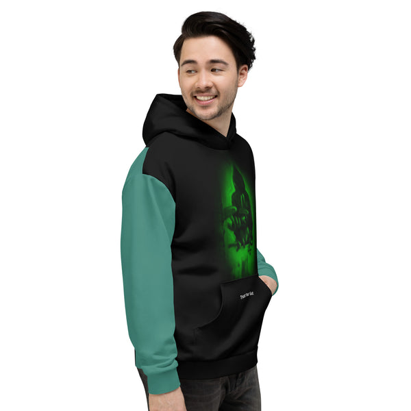 Hoodies4You "RELEASE YOU SOUL" Black & Green w/Black hood