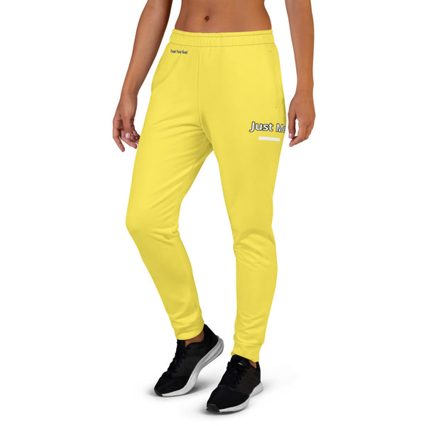 Hoodies4You "Just Me" Yellow Women's Joggers #003