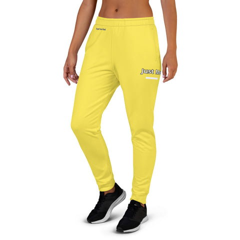 Hoodies4You "Just Me" Yellow Women's Joggers #003