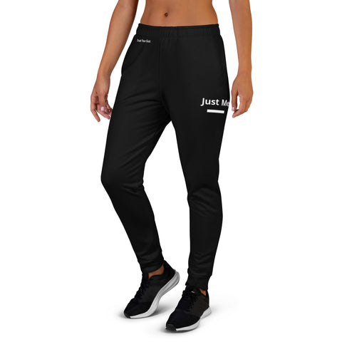 Hoodies4You "Just Me" Black Women's Joggers #001