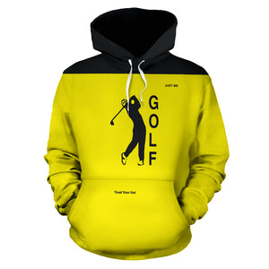 Hoodies4You "Just Me" "Trust Your Gut" Golf Swinger