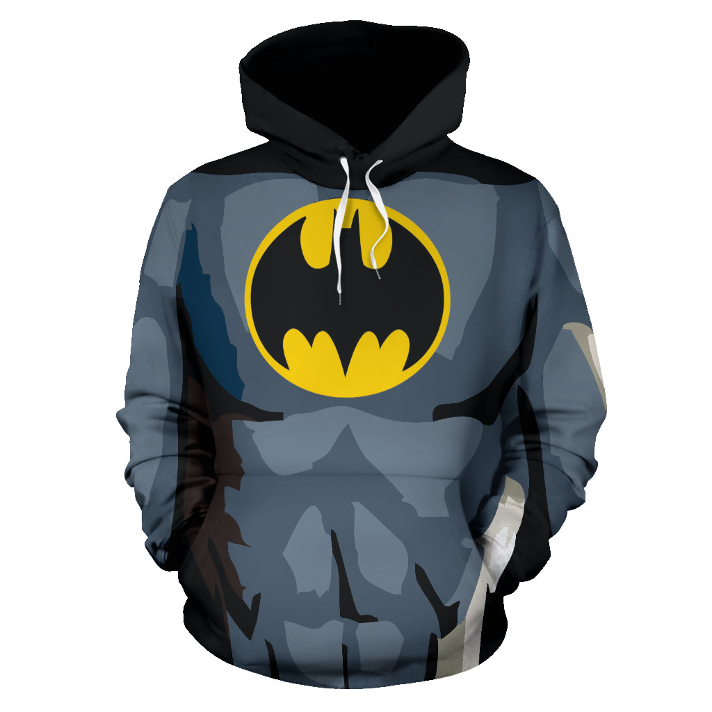 Hoodies4You "Batman" Strong Black and Gray Hoodie