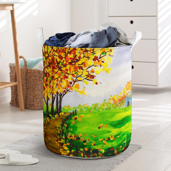 Hoodies4You "Morning Walk" Laundry Baskets Paintings