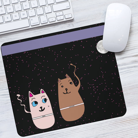 Bella and Leonardo mouse pad