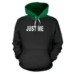 Hoodies4You "Just Me" Black w/Forest Green Hood