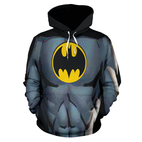 Hoodies4You "Batman" Strong Black and Gray Hoodie