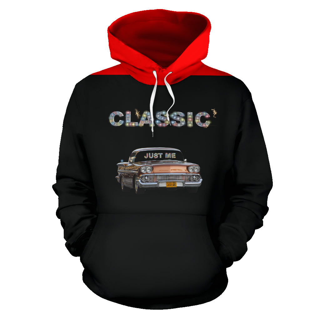 Hoodies4You "Just Me" Classic Car Black w/Red Hood