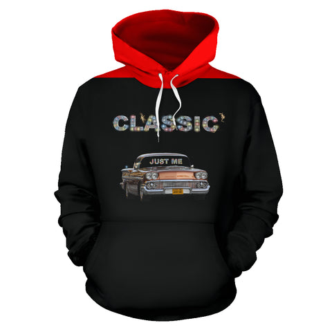 Hoodies4You "Just Me" Classic Car Black w/Red Hood