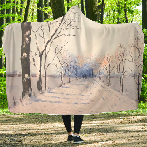 Hoodies4You "1st Winter Snow" Hooded Blanket