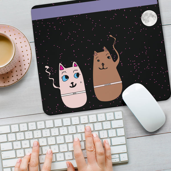 Bella and Leonardo mouse pad