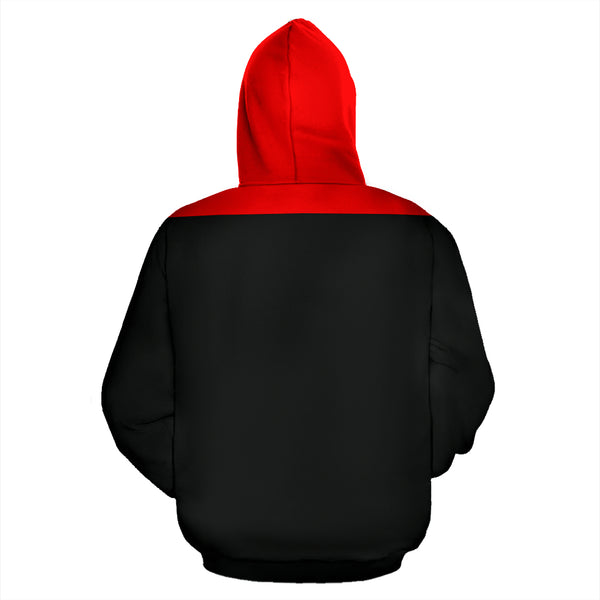 Hoodies4You "Just Me" Classic Car Black w/Red Hood