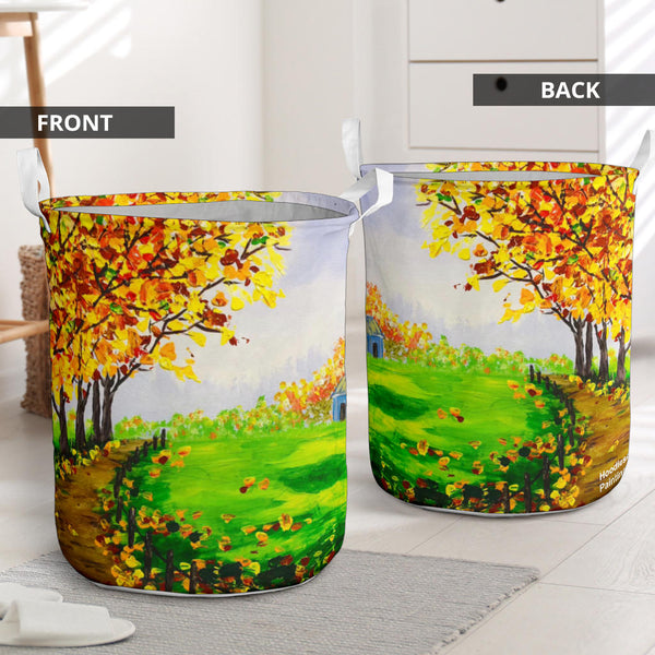 Hoodies4You "Morning Walk" Laundry Baskets Paintings